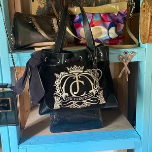 Authentic Juicy Couture Scottie Daydreamer Bag chocolate Brown & Black Y2K.